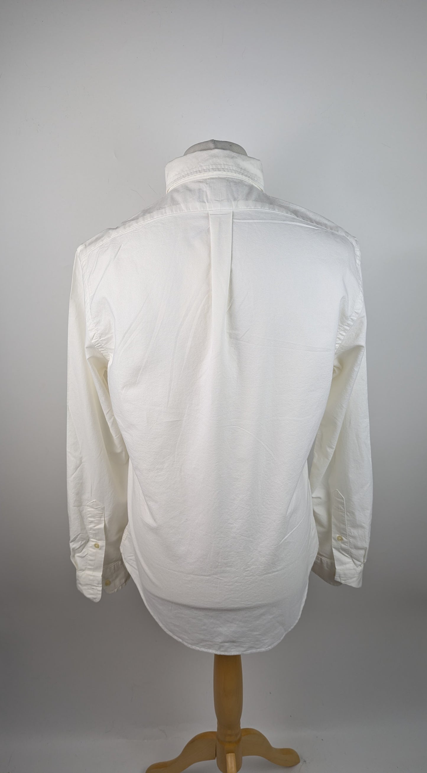 Polo Ralph Lauren Men's Slim Fit Oxford Long Sleeve Shirt - White