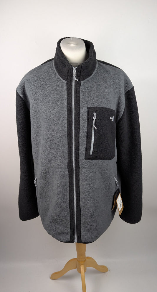 The North Face Yumiori Full Zip Fleece Mens - Black /Grey