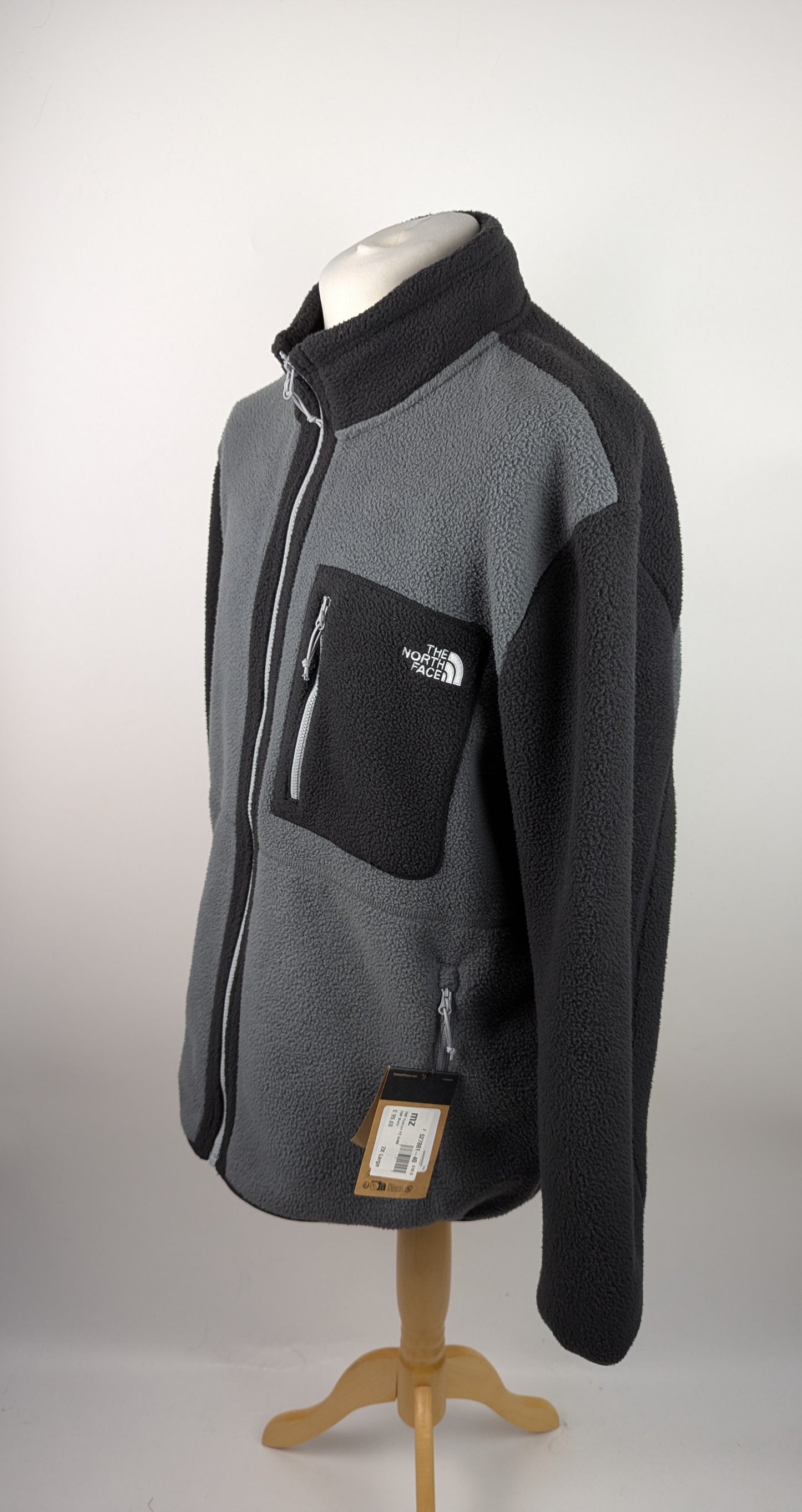 The North Face Yumiori Full Zip Fleece Mens - Black /Grey