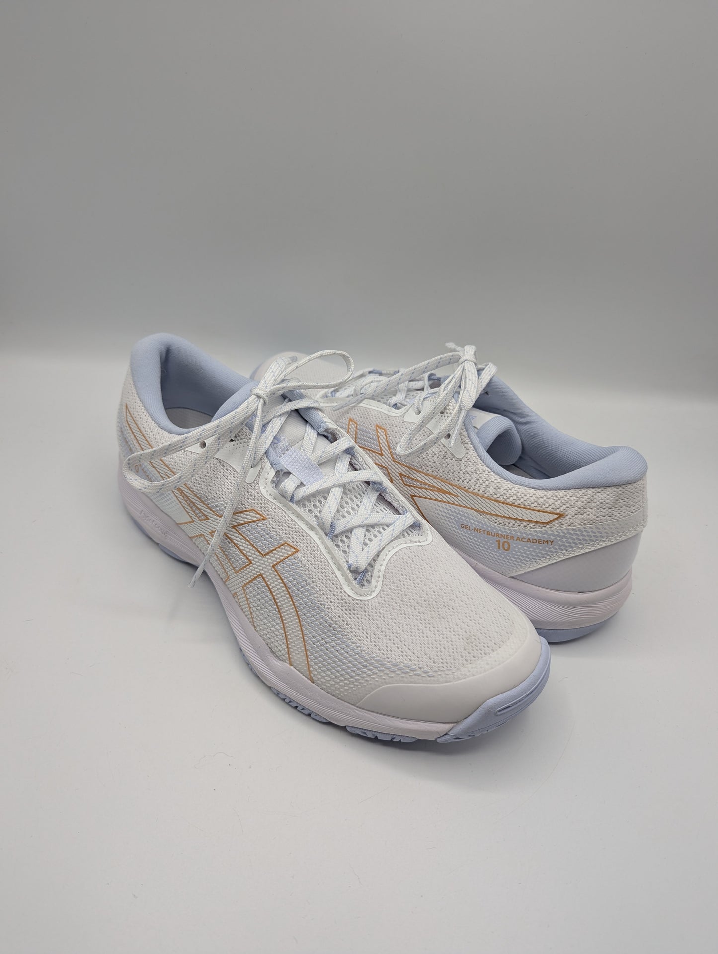 Asics Gel-Netburner Academy 10 Netball Shoes Womens - White / Champagne