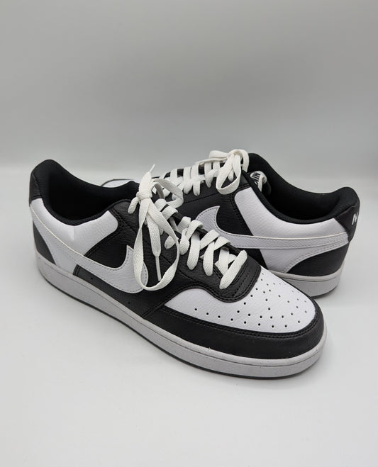 Nike Court Vision Low Trainers Mens - Black / White