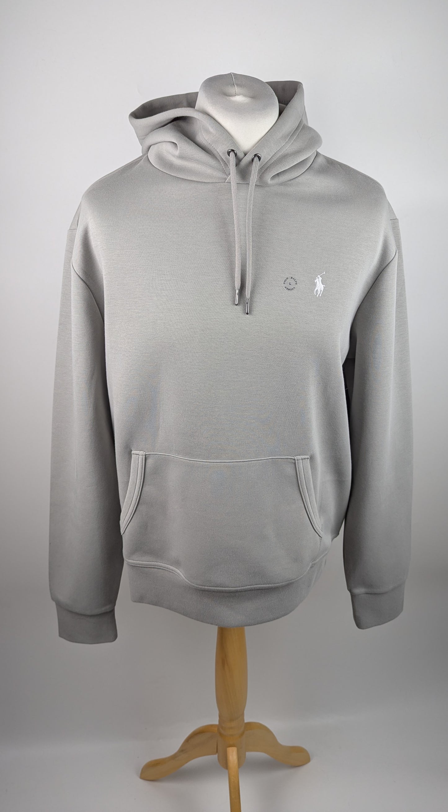 Polo Ralph Lauren Mens Embroidered Pony Hoodie - Grey