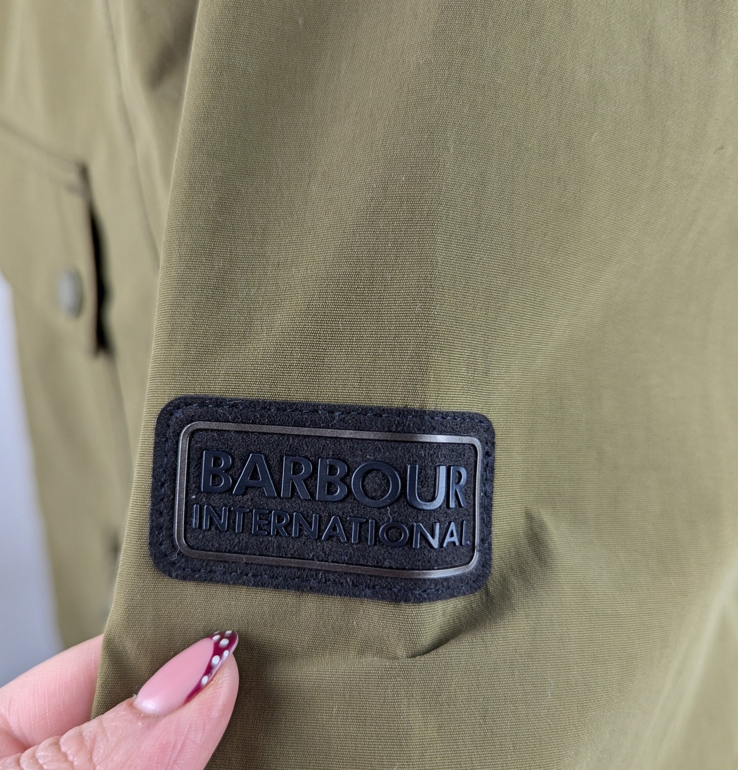 Barbour International Mens Mispen Waterproof Jacket - Sage Green
