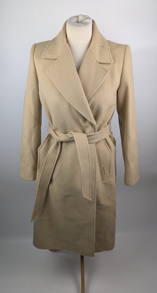 Barbour Women's Clodagh Wool Mid-Length Trench Overcoat - Camel