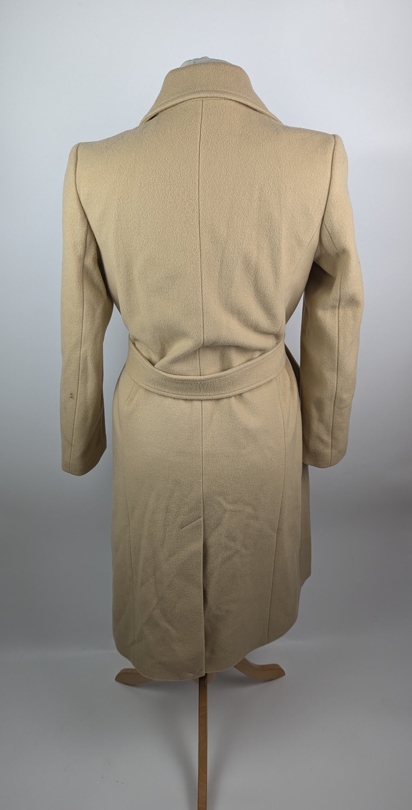 Barbour Women's Clodagh Wool Mid-Length Trench Overcoat - Camel