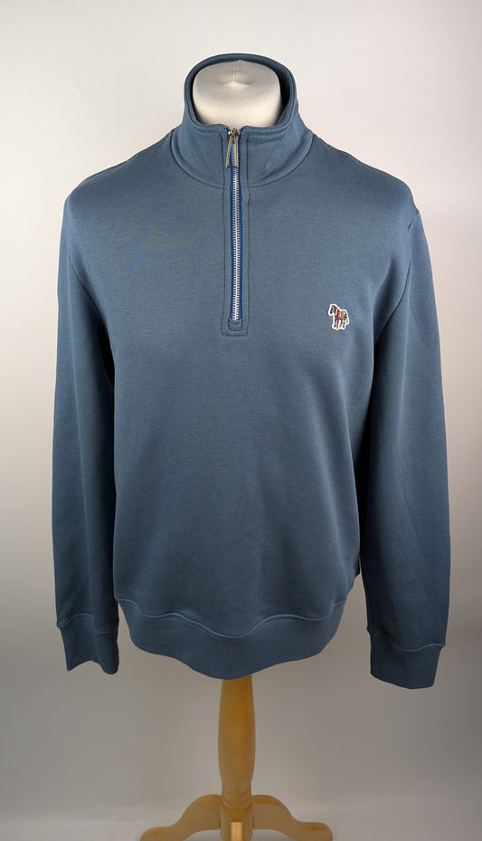 PS Paul Smith Half Zip Sweatshirt - Blue
