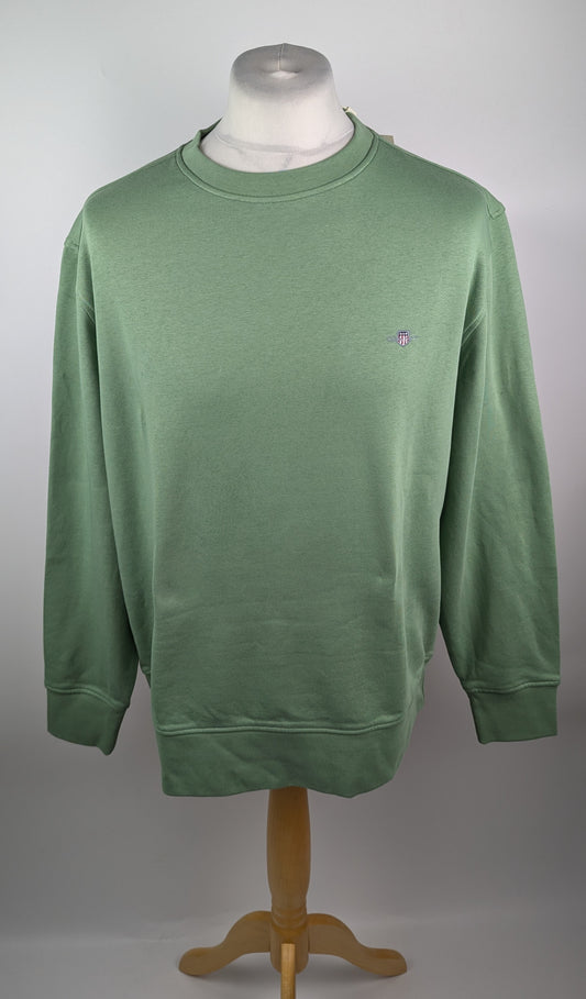 GANT Mens Shiled Jumper- Green