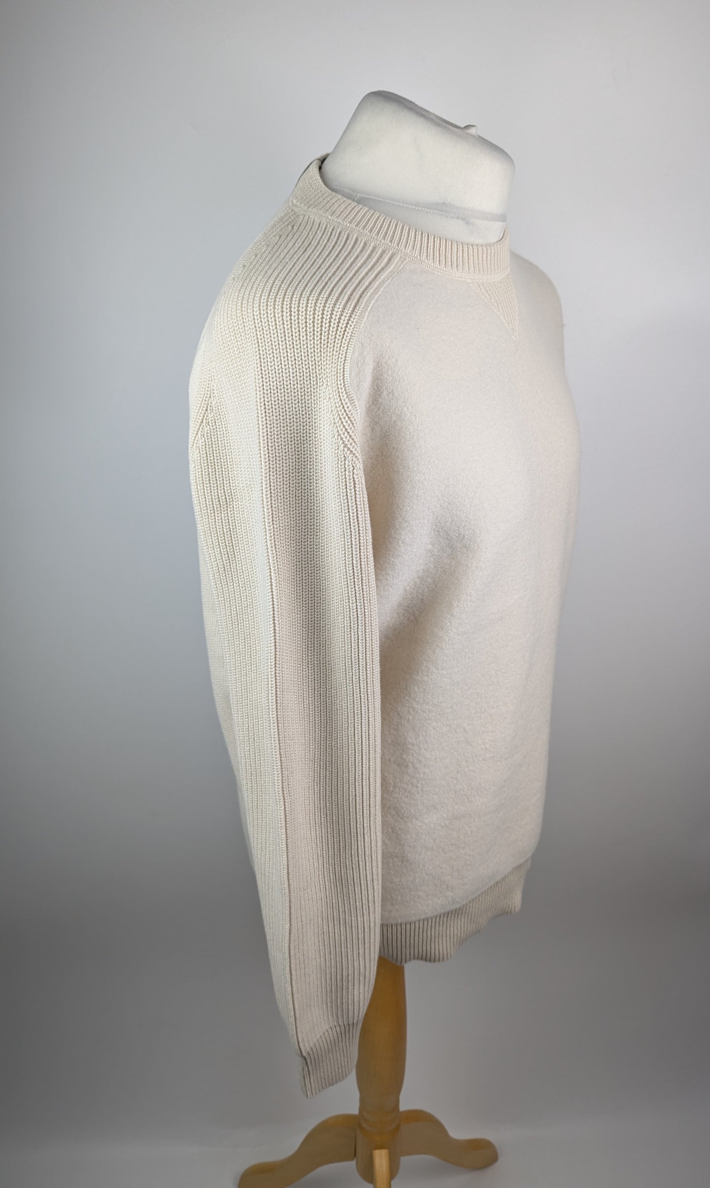 Boss Men's Ematero Knitted Jumper - Open White / Cream
