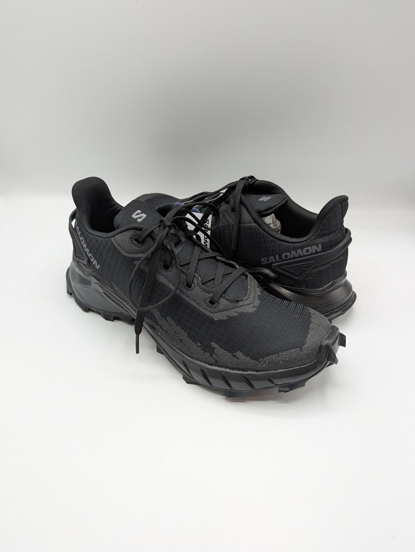 Salomon Alpha Cross 4 Womens Running Shoes - Black