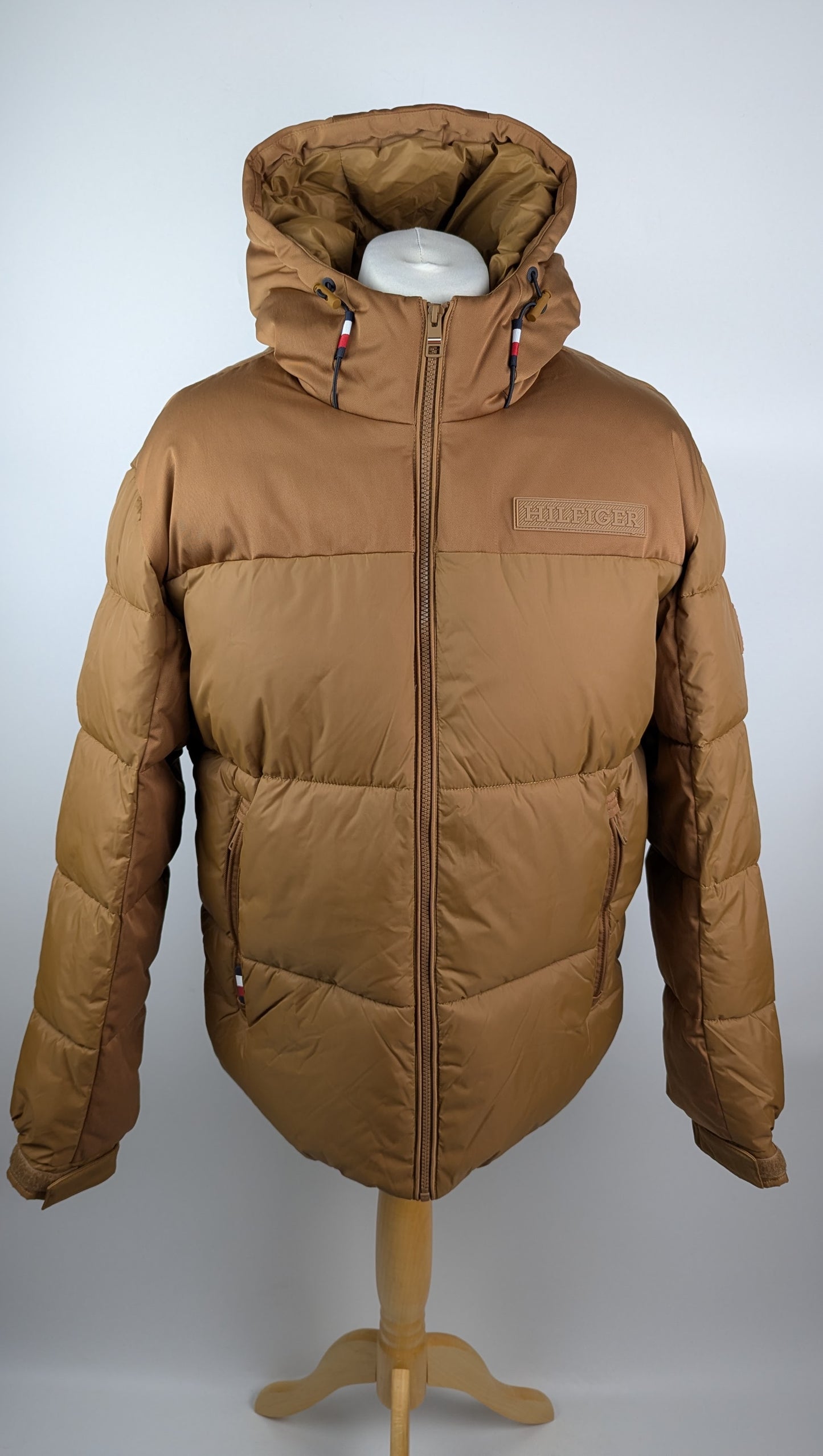 Tommy Hilfiger mens New York hooded Jacket - Khaki Brown