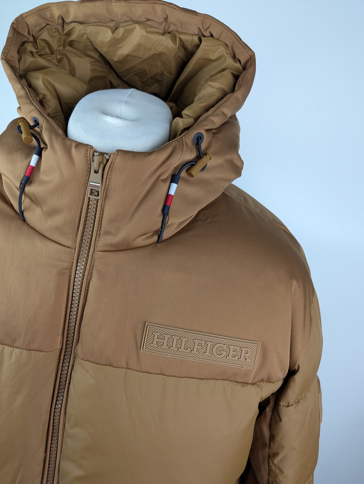 Tommy Hilfiger mens New York hooded Jacket - Khaki Brown