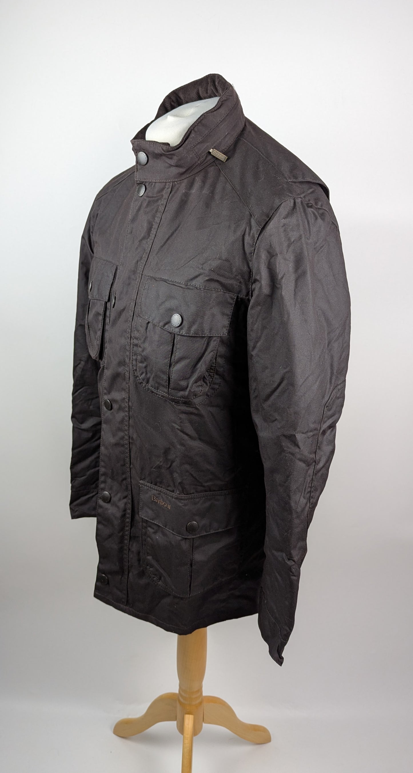 Barbour Men's Corbridge Water Resistant Waxed Tailored Fit Wax Jacket - Rustic (Brown)