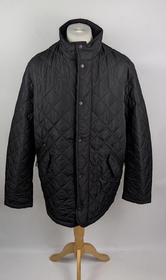 Barbour Mens Chelsea Sportsquilt Jacket - Balck