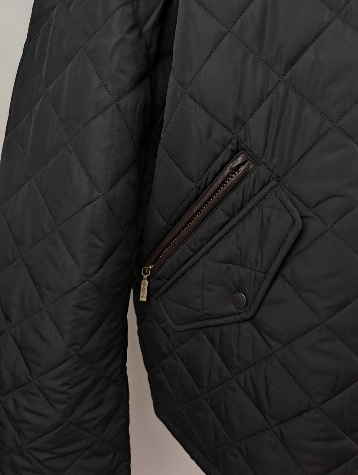 Barbour Mens Chelsea Sportsquilt Jacket - Balck