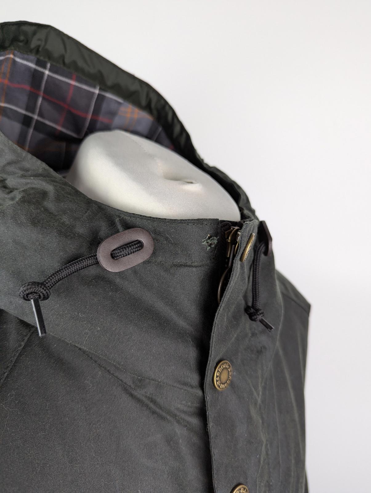 Barbour Mens Reel Waxed Long Sleeve Wax Jacket - Sage Green