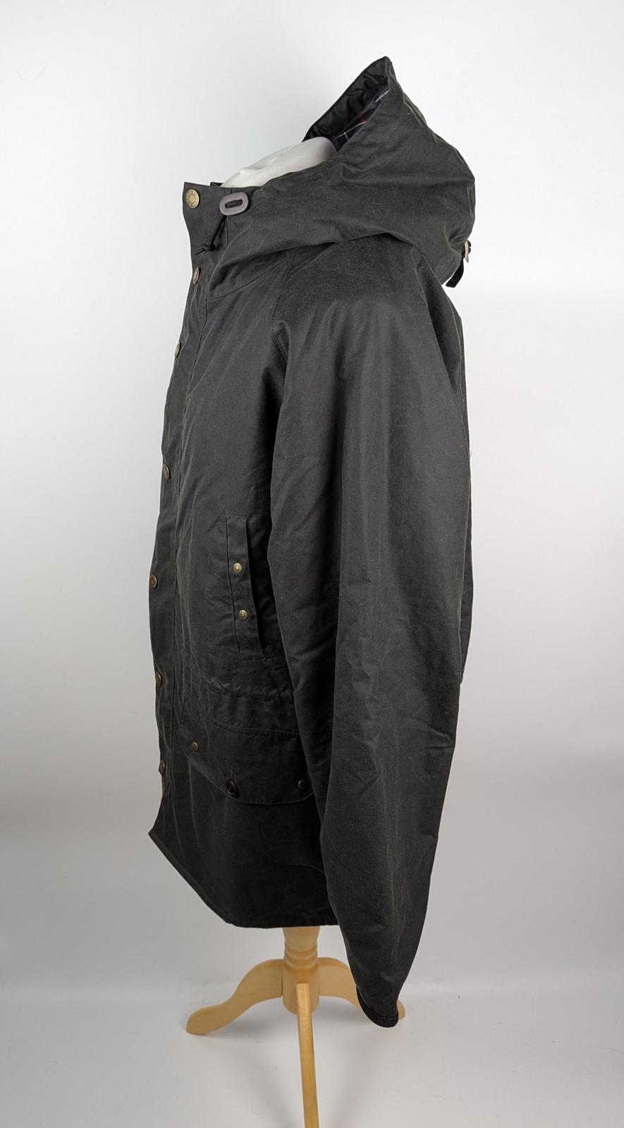 Barbour Mens Reel Waxed Long Sleeve Wax Jacket - Sage Green