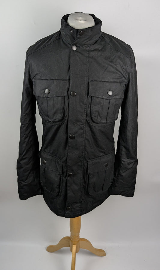 BARBOUR Men's Corbridge Wax Jacket - Black