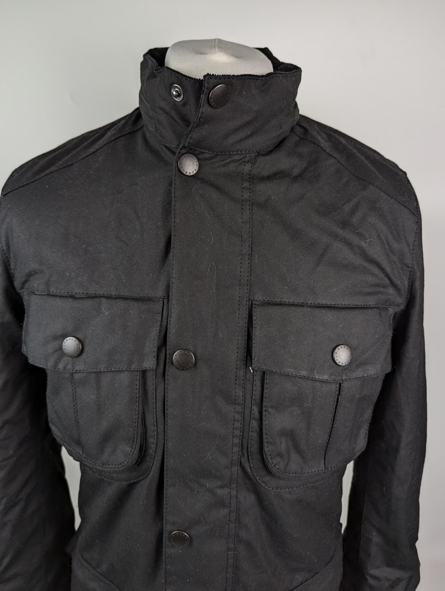 BARBOUR Men's Corbridge Wax Jacket - Black