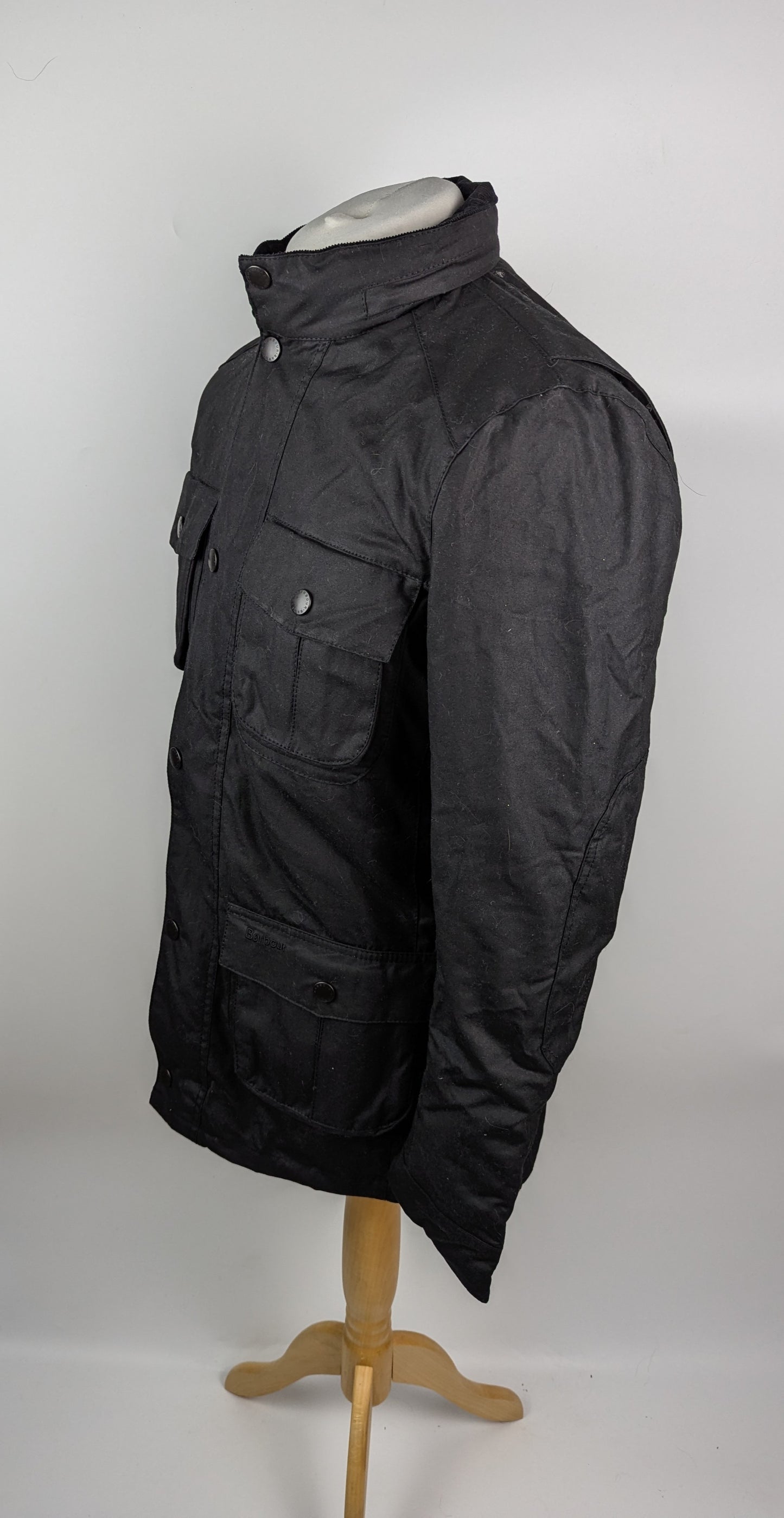 BARBOUR Men's Corbridge Wax Jacket - Black
