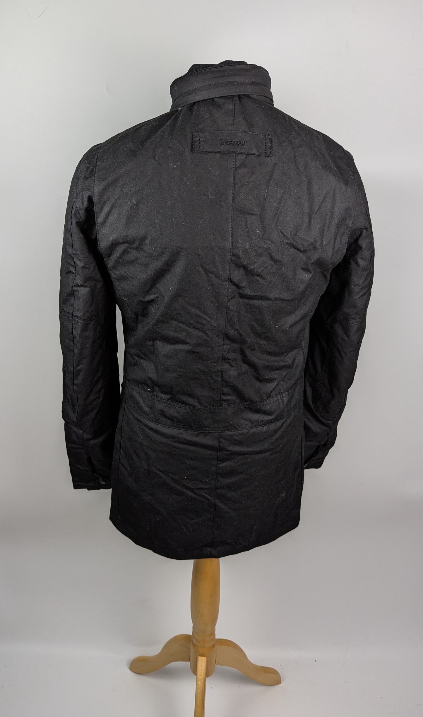 BARBOUR Men's Corbridge Wax Jacket - Black