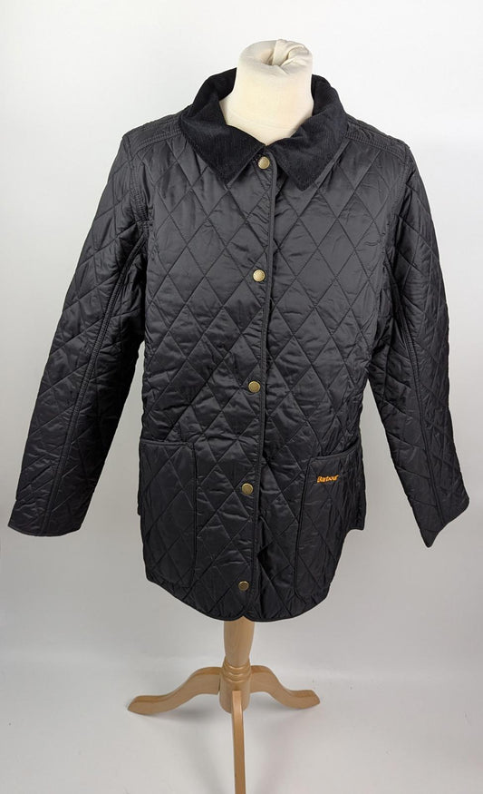 Barbour Womens Annandale Diamond Quilted Jacket - Black