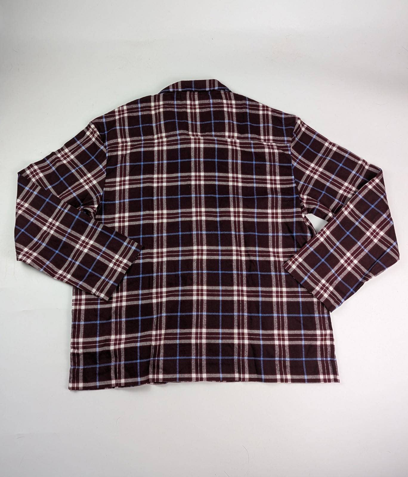 Tommy Hilfiger Tartan Pyjama Set size uk large mens in burgundy red / blue new