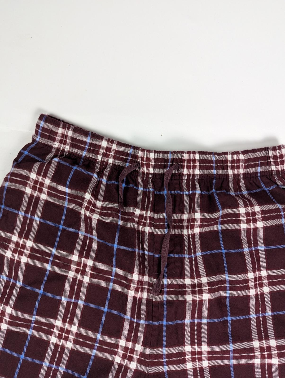 Tommy Hilfiger Tartan Pyjama Set size uk large mens in burgundy red / blue new
