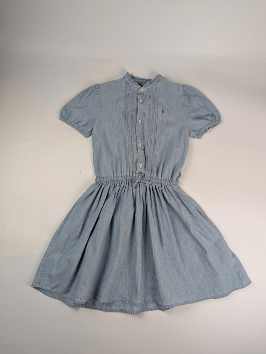 Polo Ralph Lauren Kids' Chambray Shift Dress - light blue