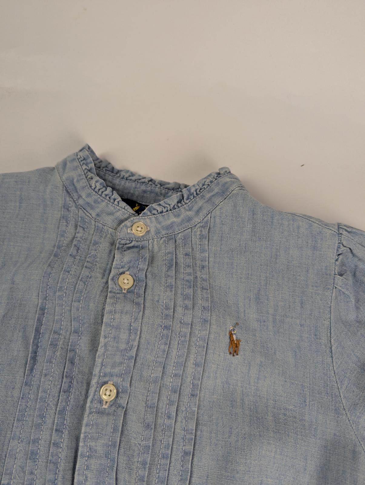 Polo Ralph Lauren Kids' Chambray Shift Dress - light blue