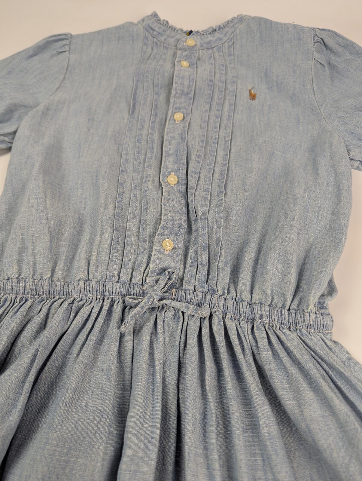 Polo Ralph Lauren Kids' Chambray Shift Dress - light blue