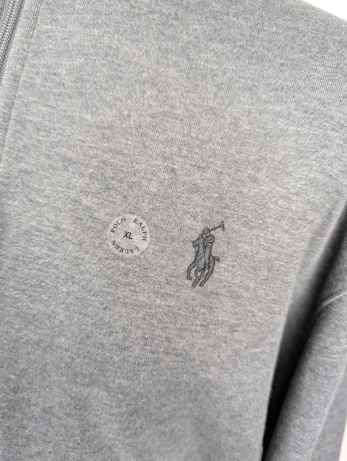 Polo Ralph Lauren Mens Luxury Jersey Quarter-Zip - Grey