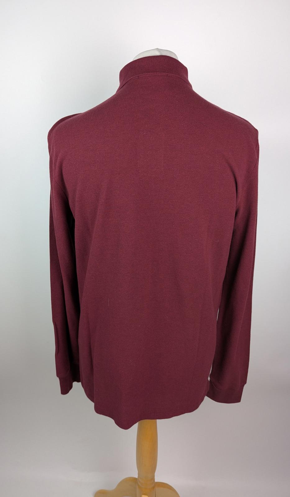 Polo Ralph Lauren Custom Slim Fit Mesh Polo Shirt - Burgundy Red