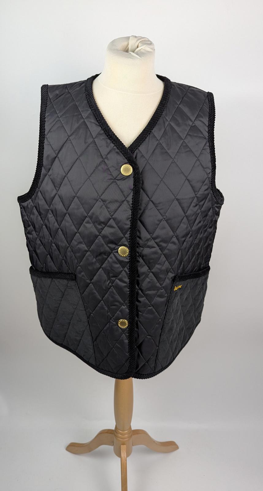 Barbour Women's Enid Diamond Quilted Sleeveless Gilet - Black