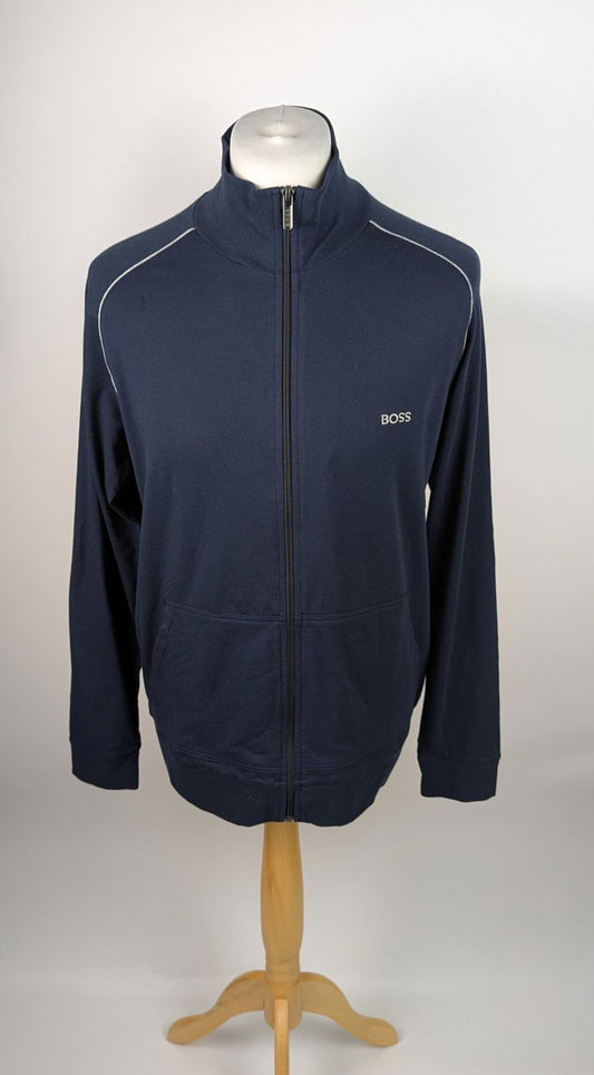Boss Men's Mix & Match Full Zipped Jacket  - Navy