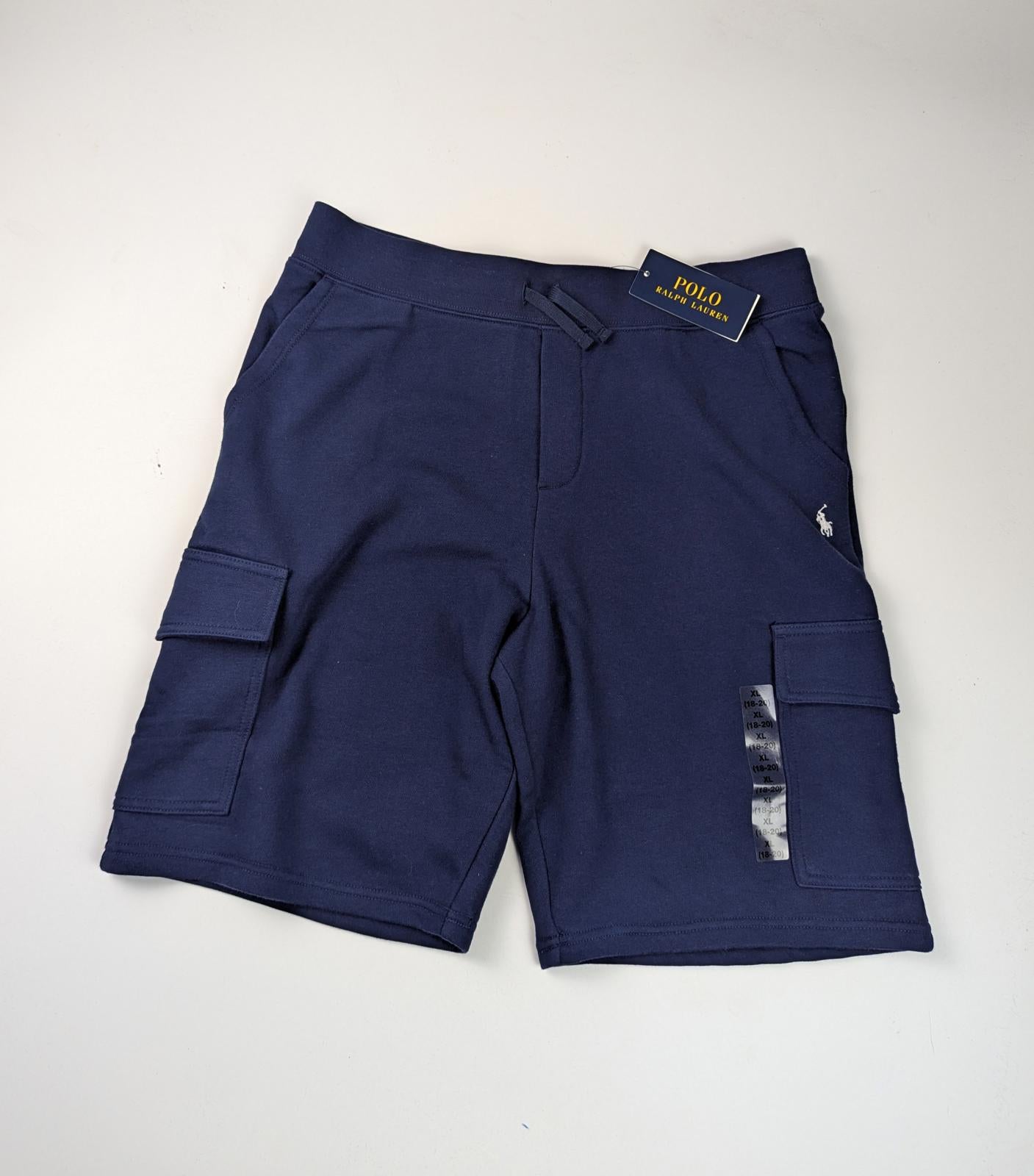 Polo Ralph Lauren Cargo Fleece Shorts Juniors - Navy