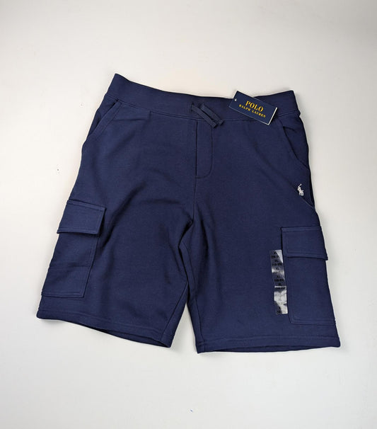 Polo Ralph Lauren Cargo Fleece Shorts Juniors - Navy