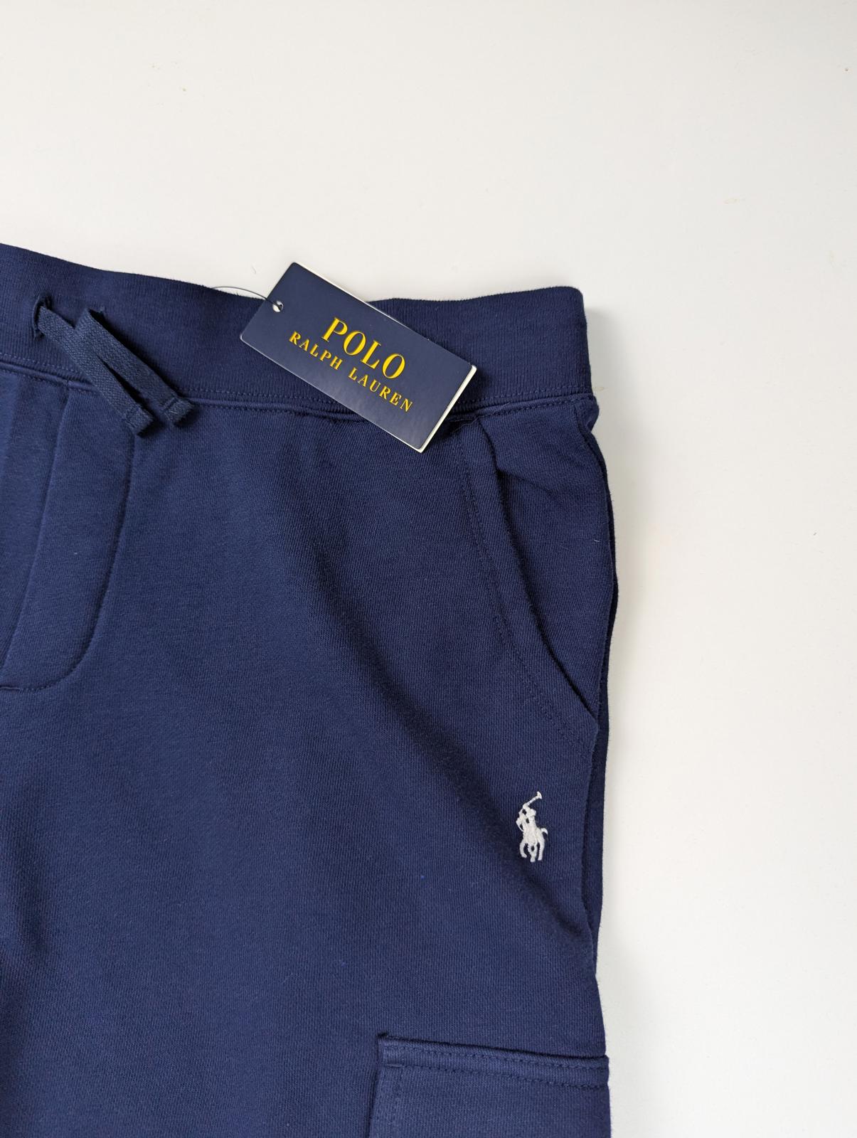Polo Ralph Lauren Cargo Fleece Shorts Juniors - Navy