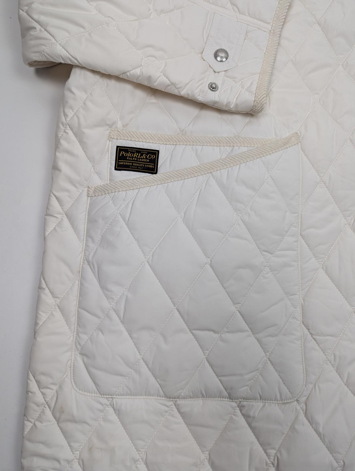 Polo Ralph Lauren Women's Quilted Tailored Fit Jacket - Cream
