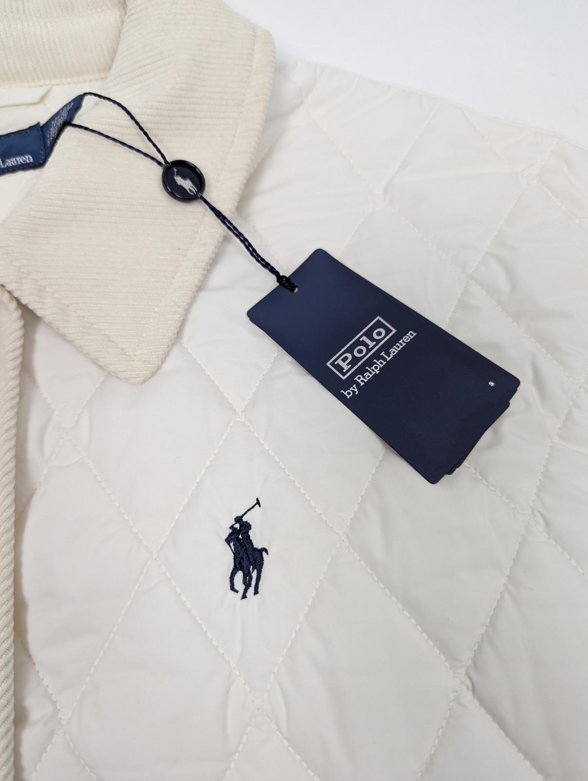 Polo Ralph Lauren Women's Quilted Tailored Fit Jacket - Cream