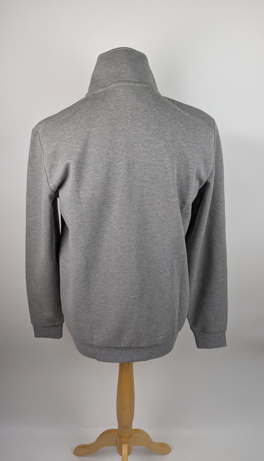 Tommy Hilfiger essential intechno 1/4 zip sweater - Grey