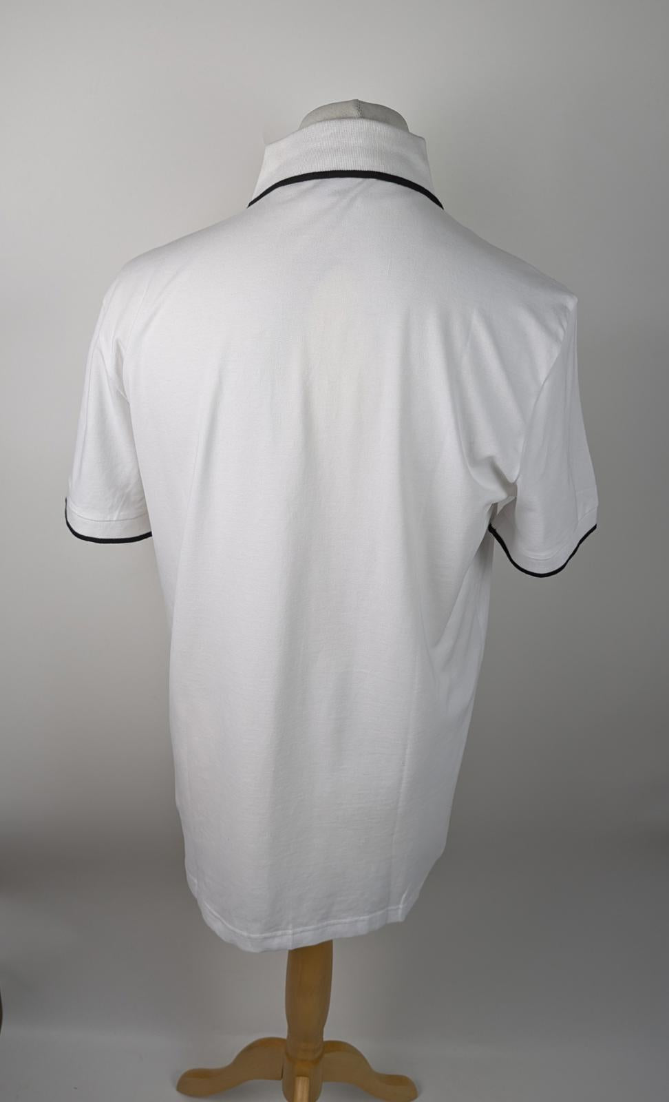 BOSS Passertip Slim Fit Polo Shirt -White