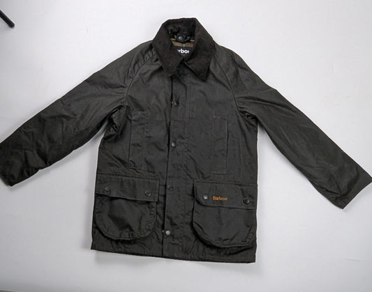 Barbour Kids' Beaufort Wax Jacket - Olive (Brown)
