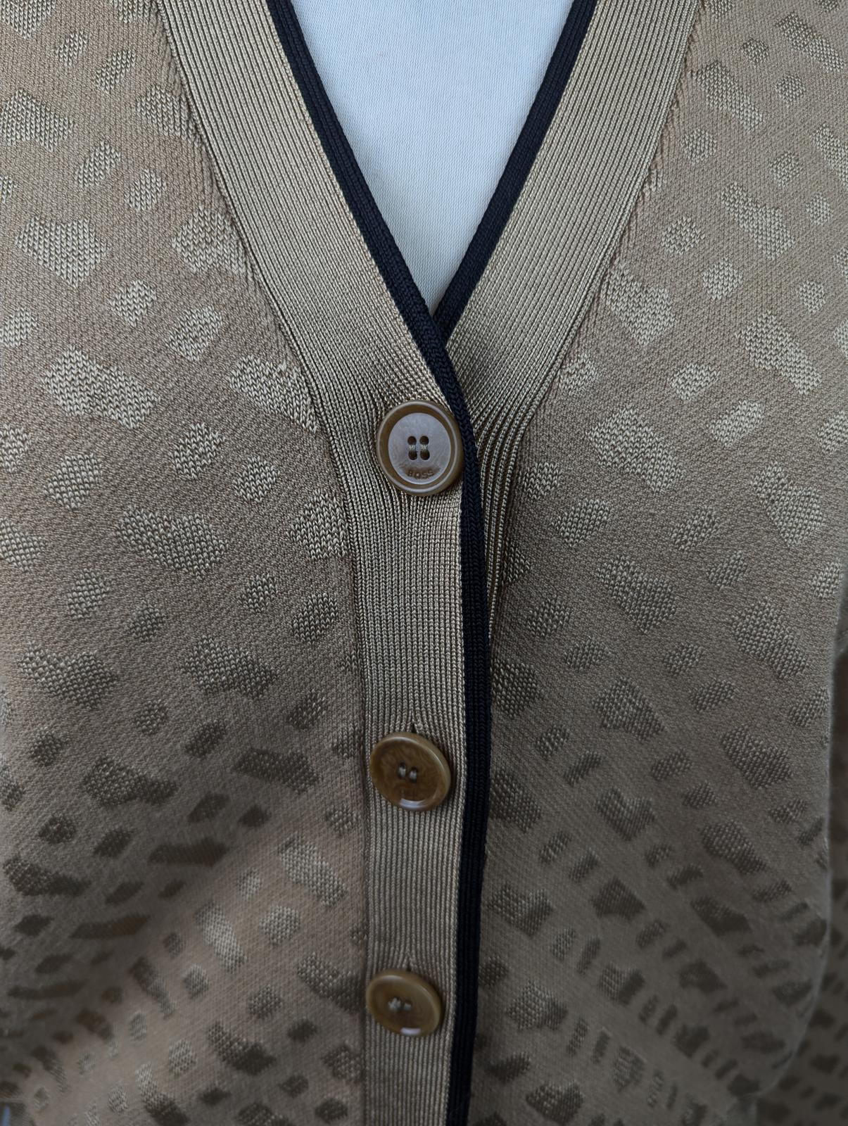 Boss Women's Fllmara Knitted Cardigan - Med Beige / Brown