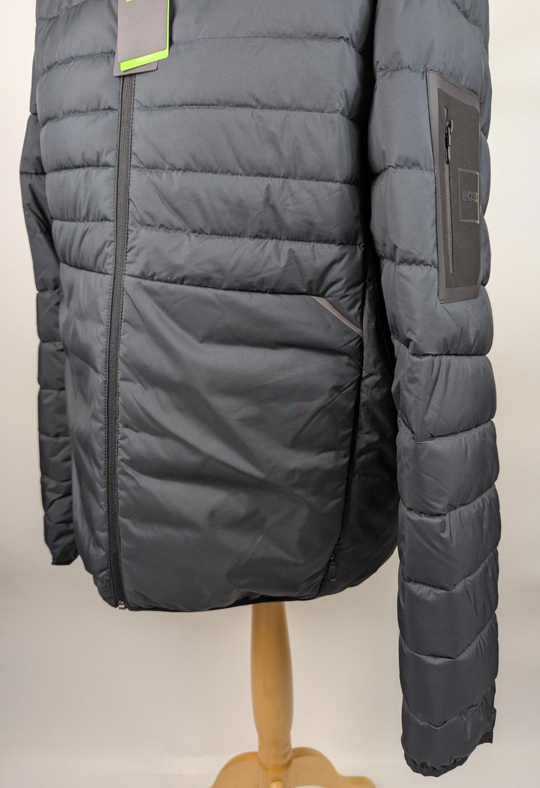 Boss Mens Urbanex Water Repellent Lightweight Puffer Jacket - Navy