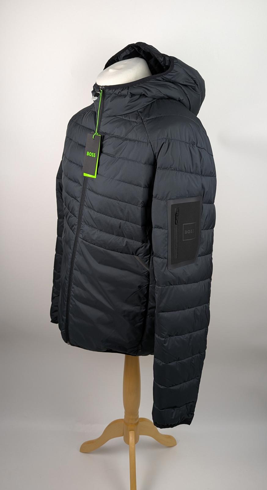 Boss Mens Urbanex Water Repellent Lightweight Puffer Jacket - Navy