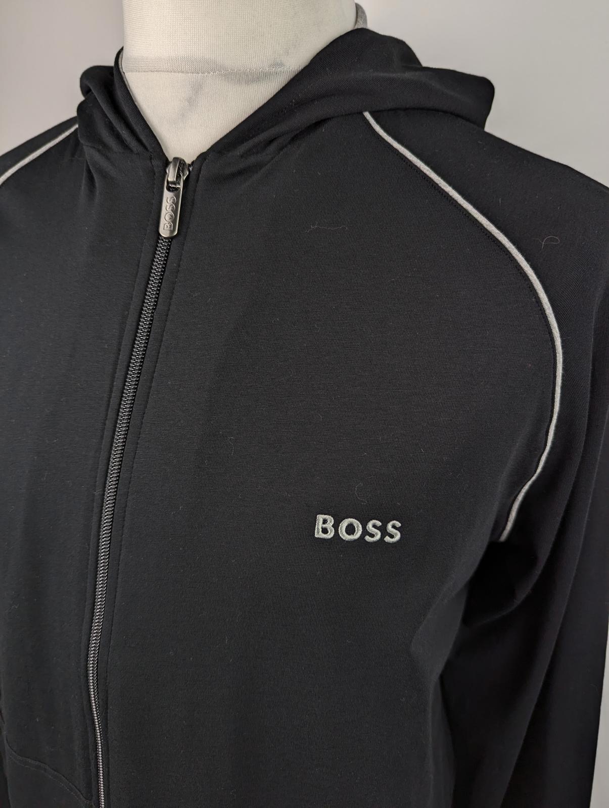 Boss Men's Mix & Match Full Zipped Jacket- Black