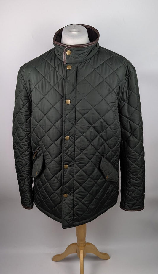 barbour Men's Powell Quilted Jacket - Sage Green
