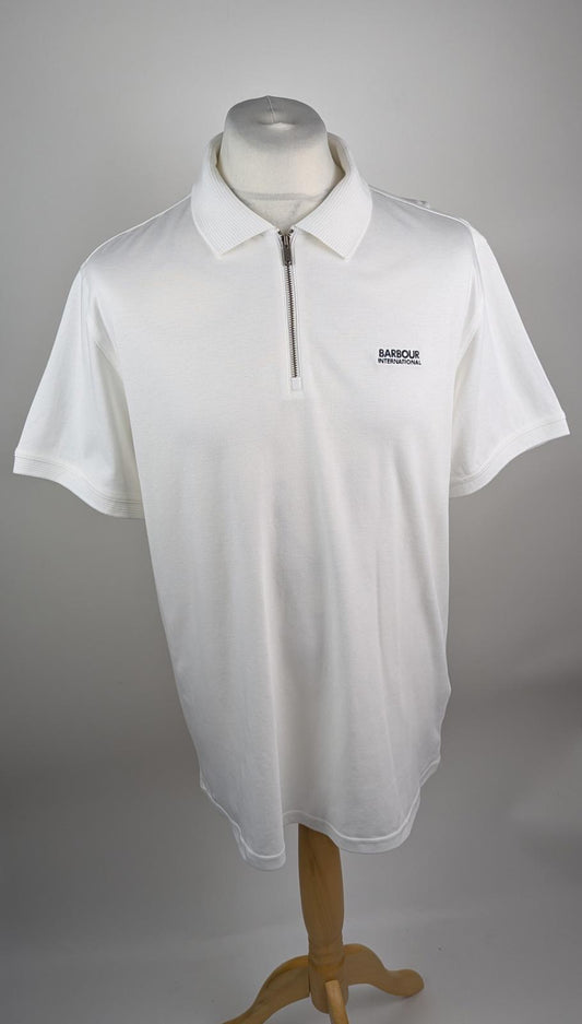 Barbour International Innes Polo Shirt Mens - White