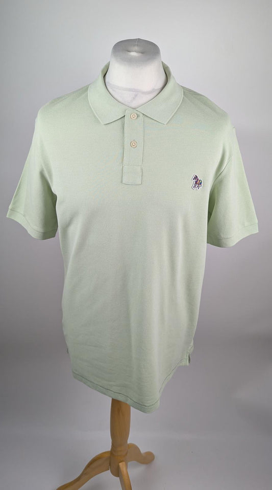PS Paul Smith Mens Logo Polo Shirt - Green 30