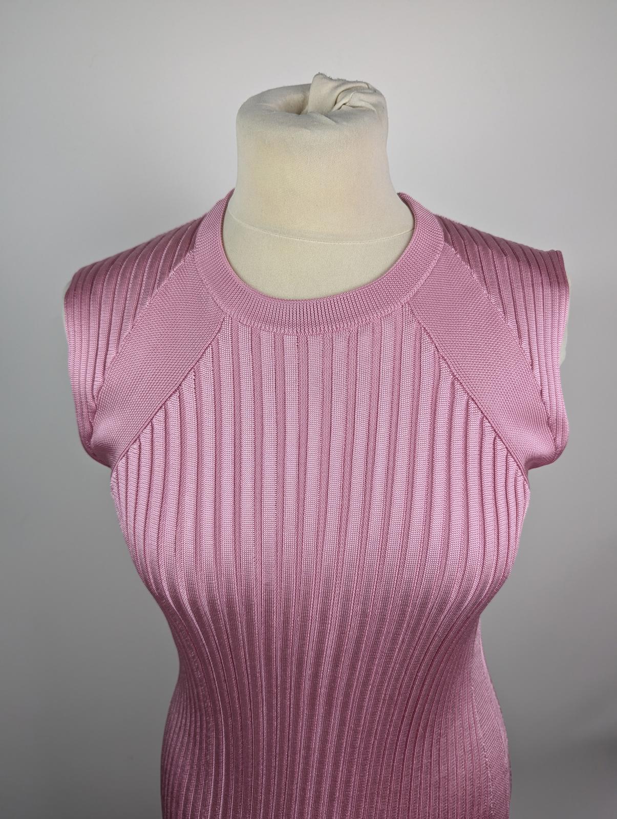 Jil Sander Ribbed Maxi Dress - Pink